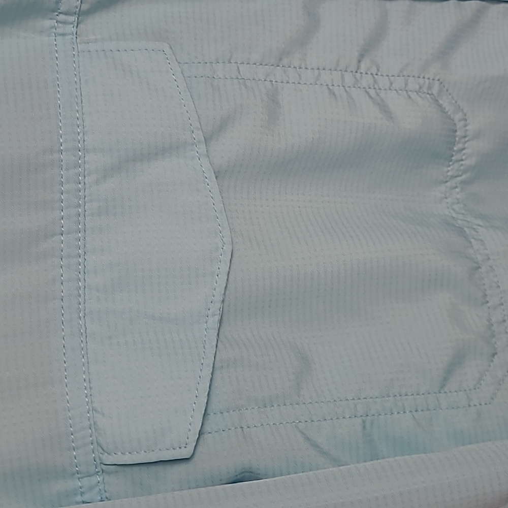 The american outdoorsman men's shirt fishing vented mesh lining S XXL turquoise - Picture 4 of 9
